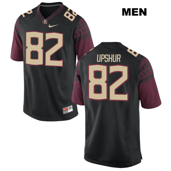 Men's NCAA Nike Florida State Seminoles #82 Naseir Upshur College Black Stitched Authentic Football Jersey AED5669AH